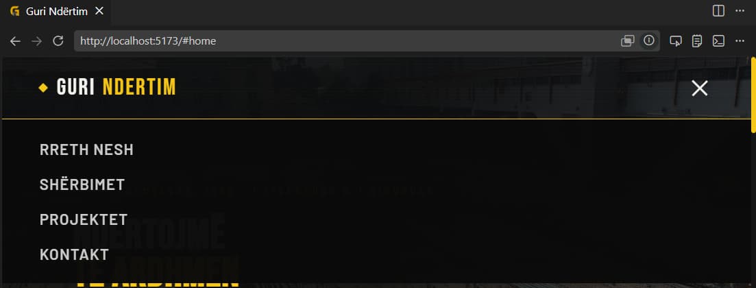 Navbar (Mobile)